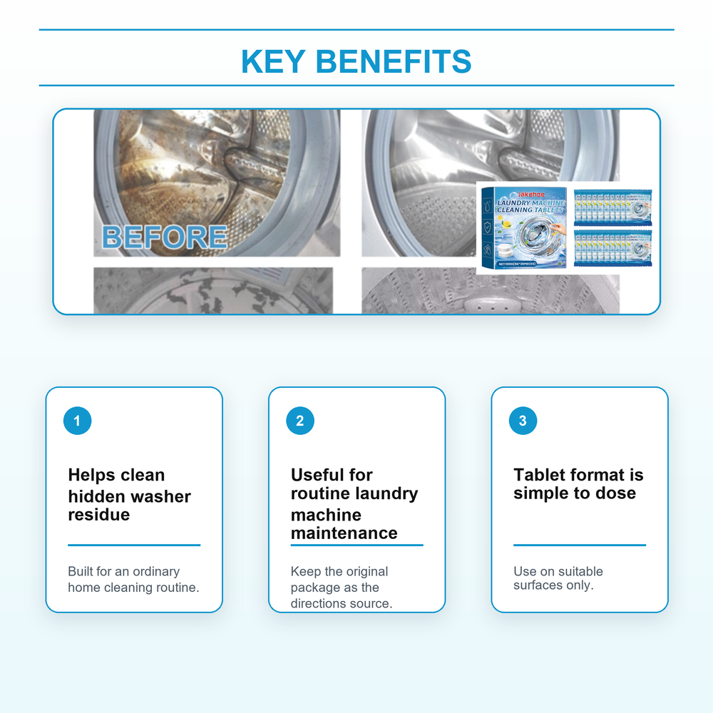 ShukuLab Washing Machine Cleaner Tablets