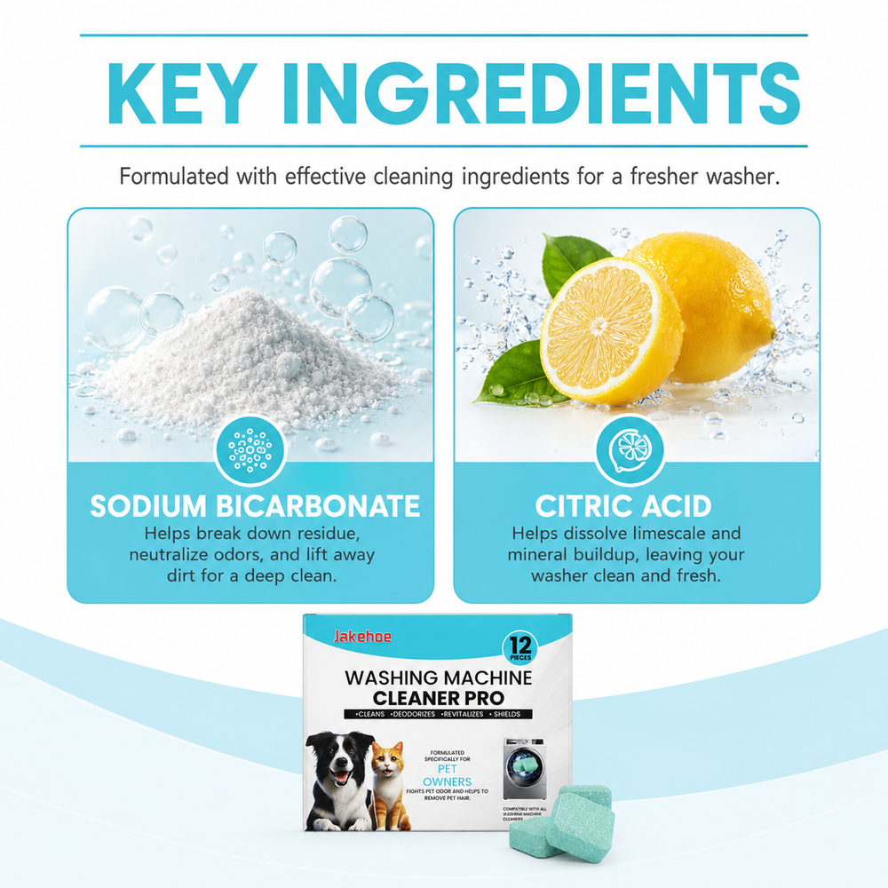 ShukuLab Washing Machine Cleaner Tablets