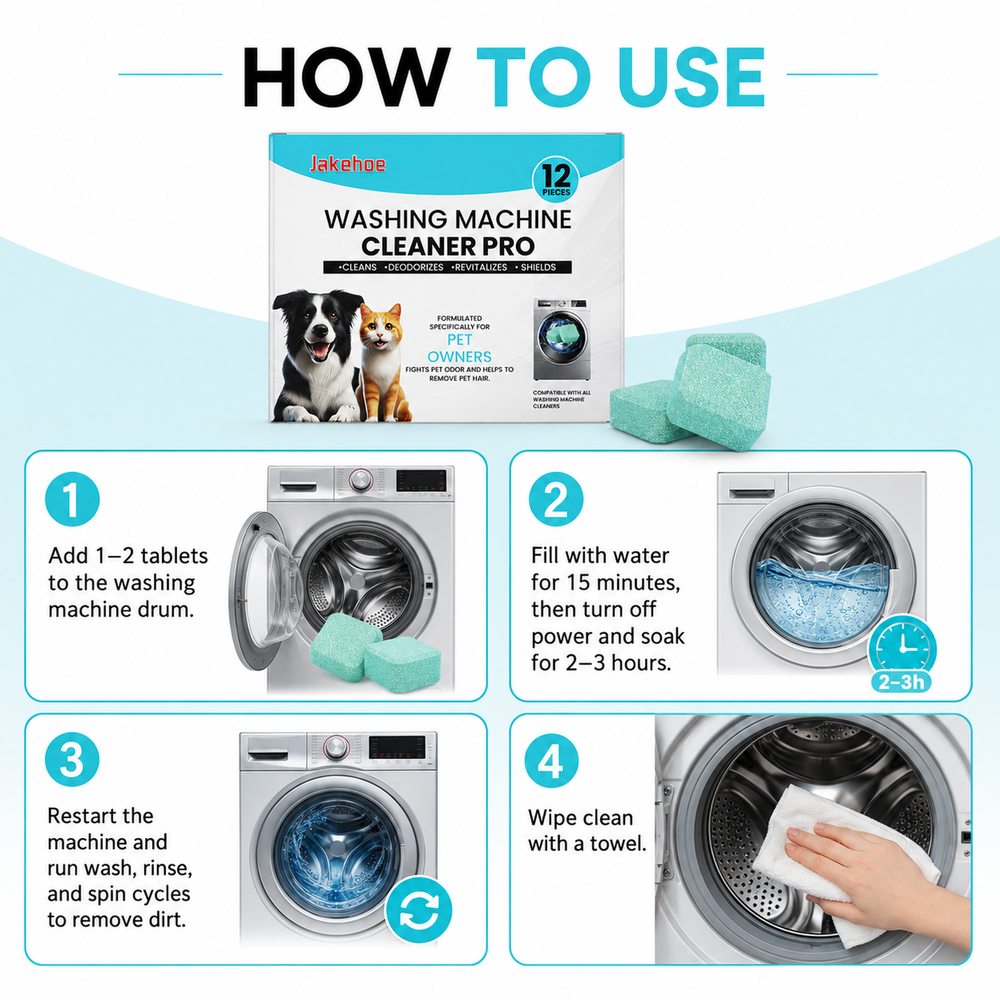 ShukuLab Washing Machine Cleaner Tablets
