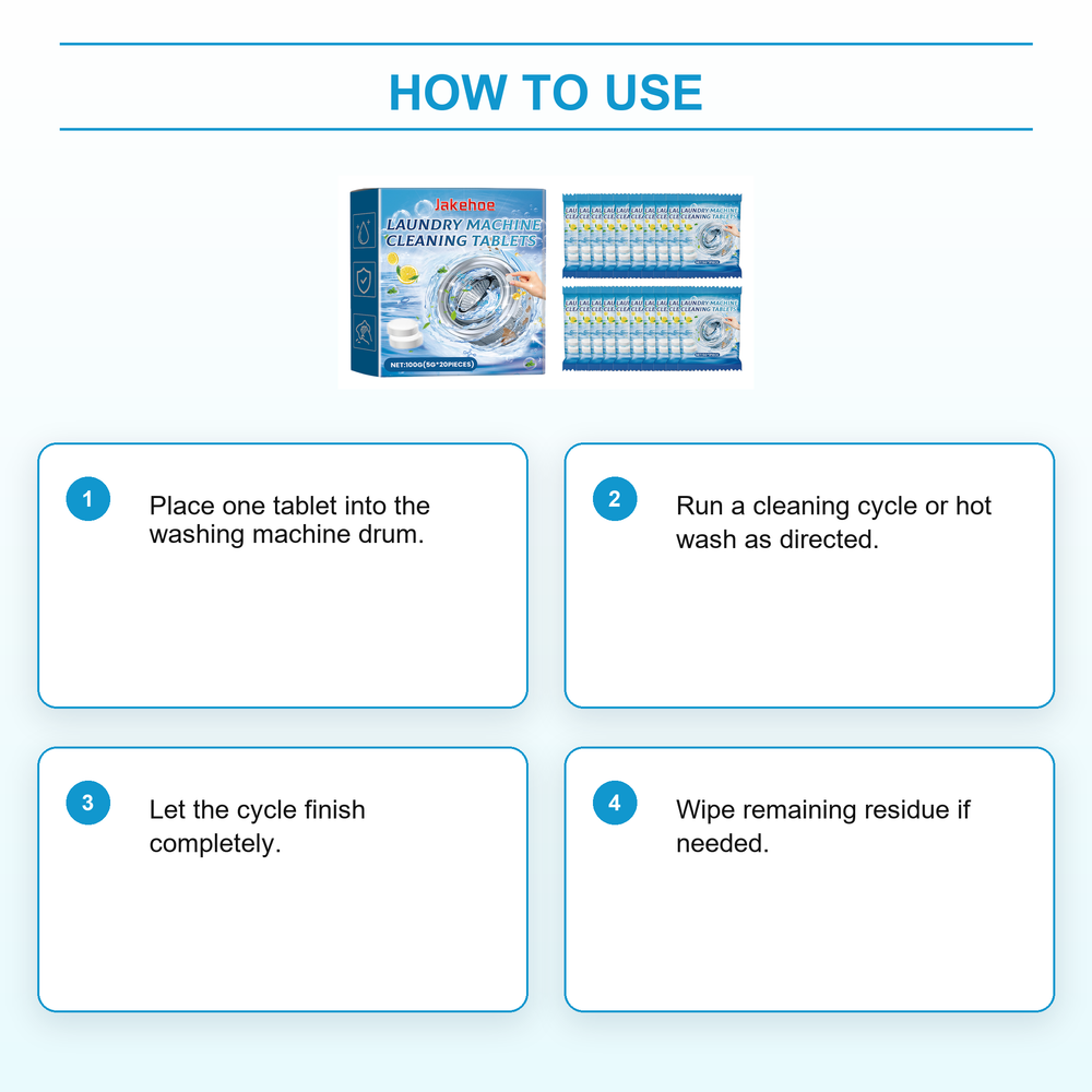 ShukuLab Washing Machine Cleaner Tablets