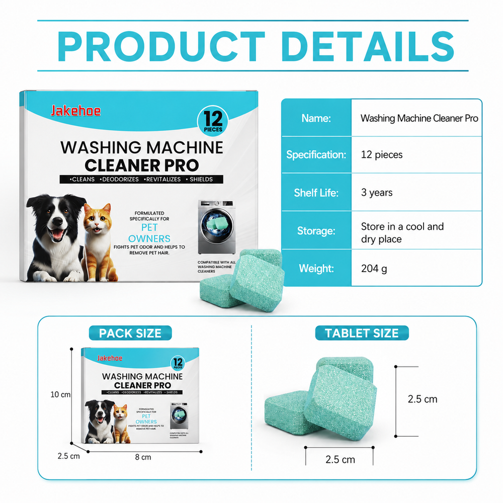 ShukuLab Washing Machine Cleaner Tablets