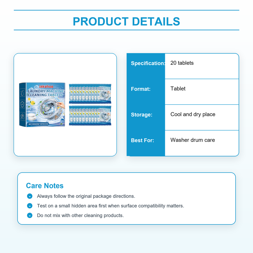 ShukuLab Washing Machine Cleaner Tablets
