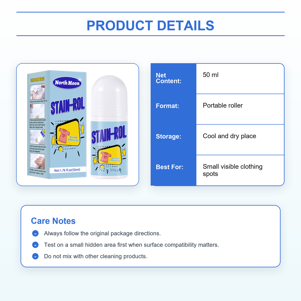 ShukuLab Portable Clothes Stain Remover Roller