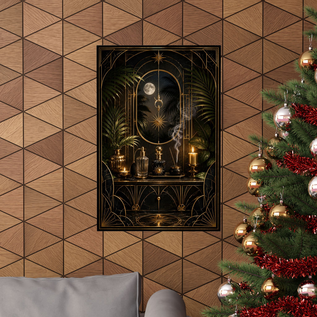 Neo Deco Midnight Fragrance Ritual Poster