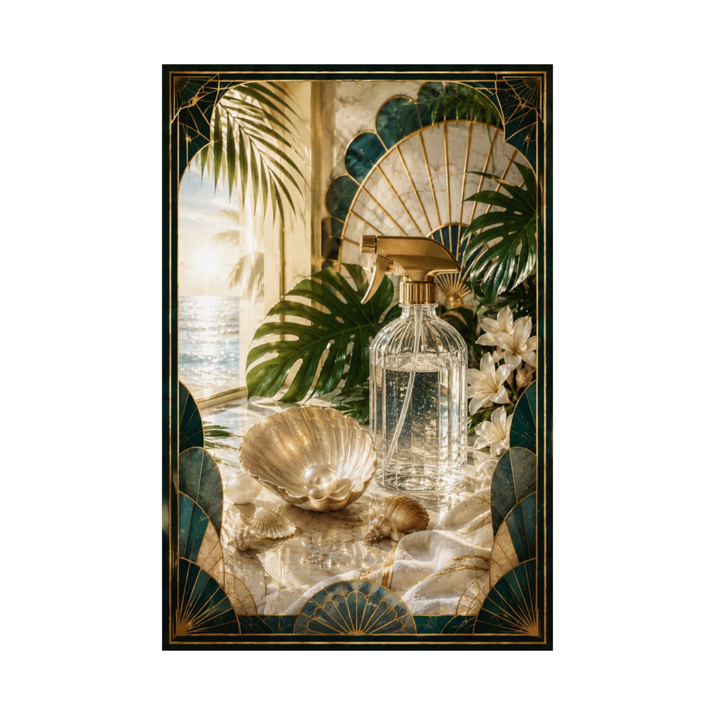 Neo Deco Seashell Cleaning Spray Poster
