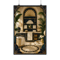 Neo Deco Hotel Laundry Shelf Poster