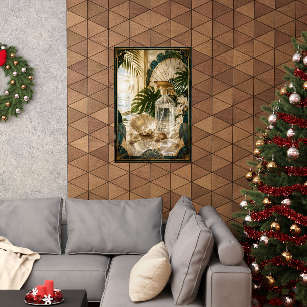 Neo Deco Seashell Cleaning Spray Poster