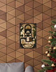 Neo Deco Hotel Laundry Shelf Poster