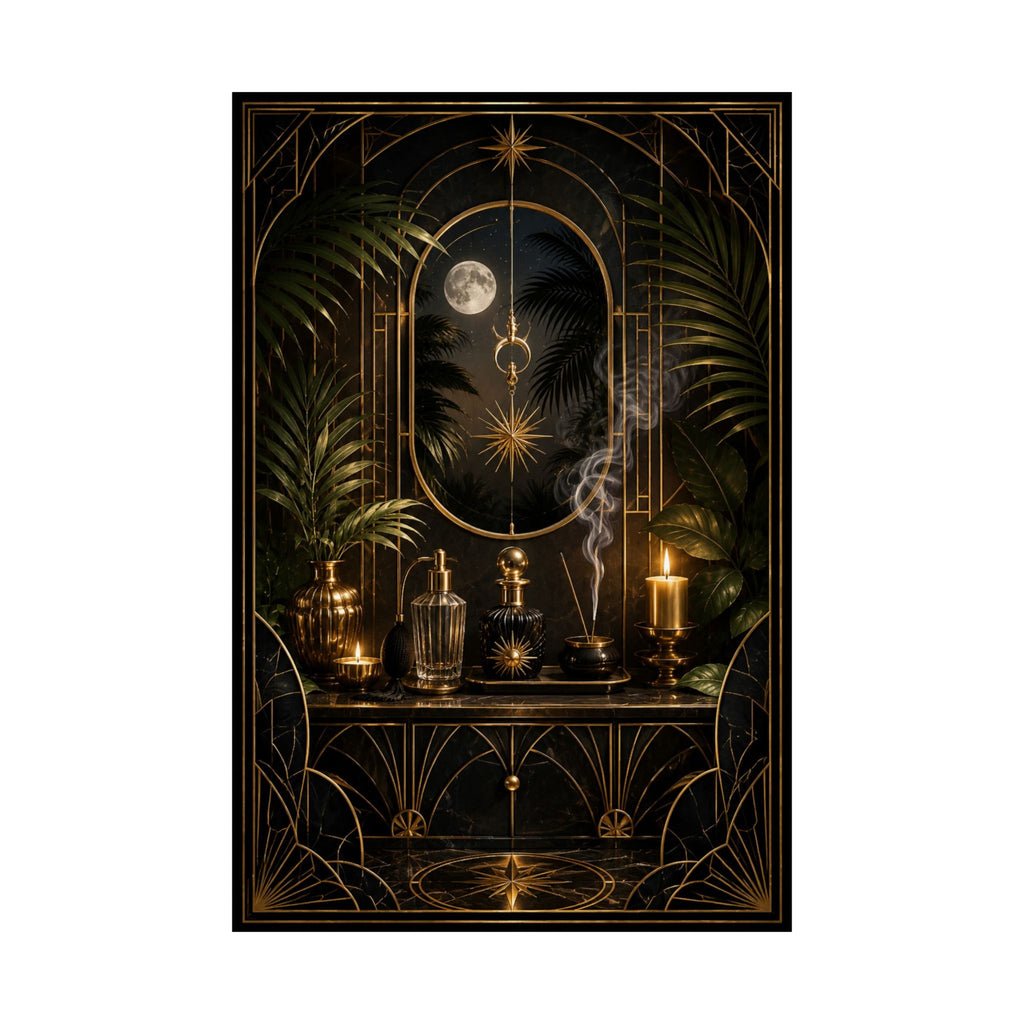 Neo Deco Midnight Fragrance Ritual Poster