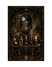Neo Deco Midnight Fragrance Ritual Poster