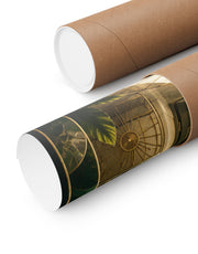 Neo Deco Lucky Tropical Entryway Poster