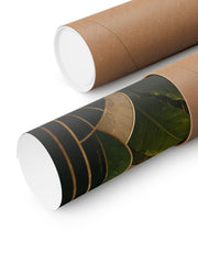 Neo Deco Golden Tropical Kitchen Poster