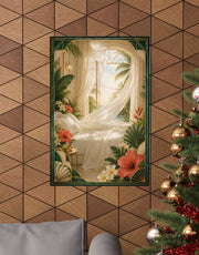 Neo Deco Tropical Breeze Bedroom Poster