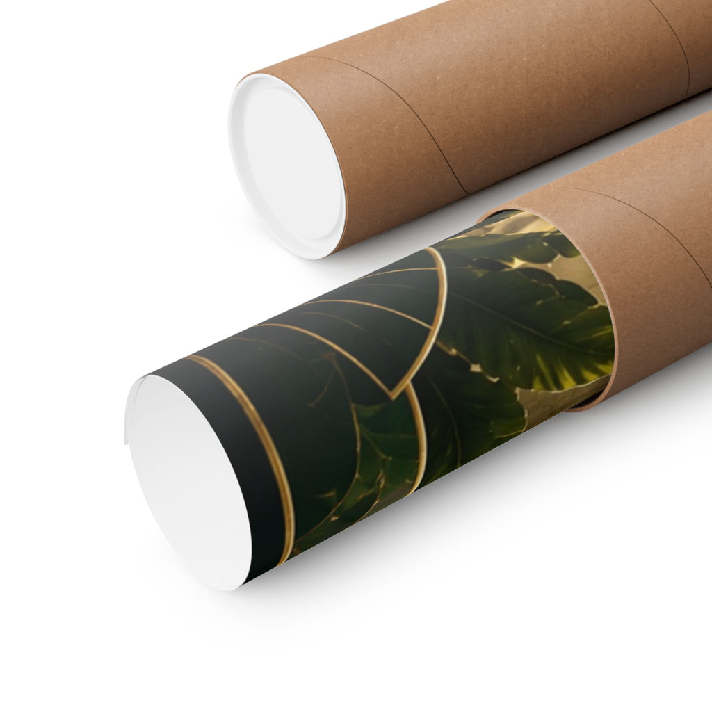 Neo Deco Lucky Tropical Entryway Poster