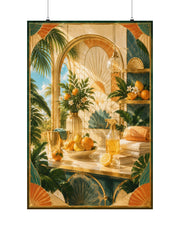 Neo Deco Citrus Cleaning Ritual Poster