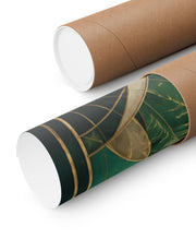 Neo Deco Palm Bubble Sky Poster