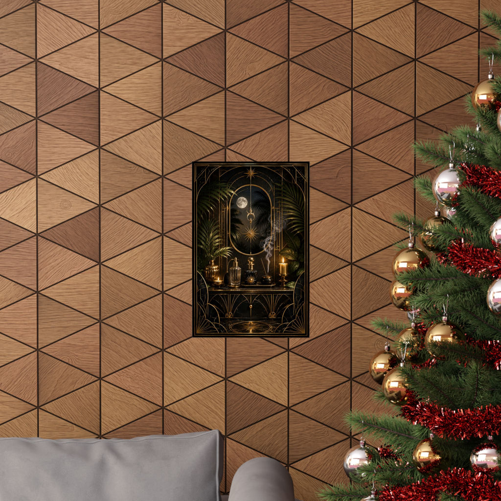 Neo Deco Midnight Fragrance Ritual Poster